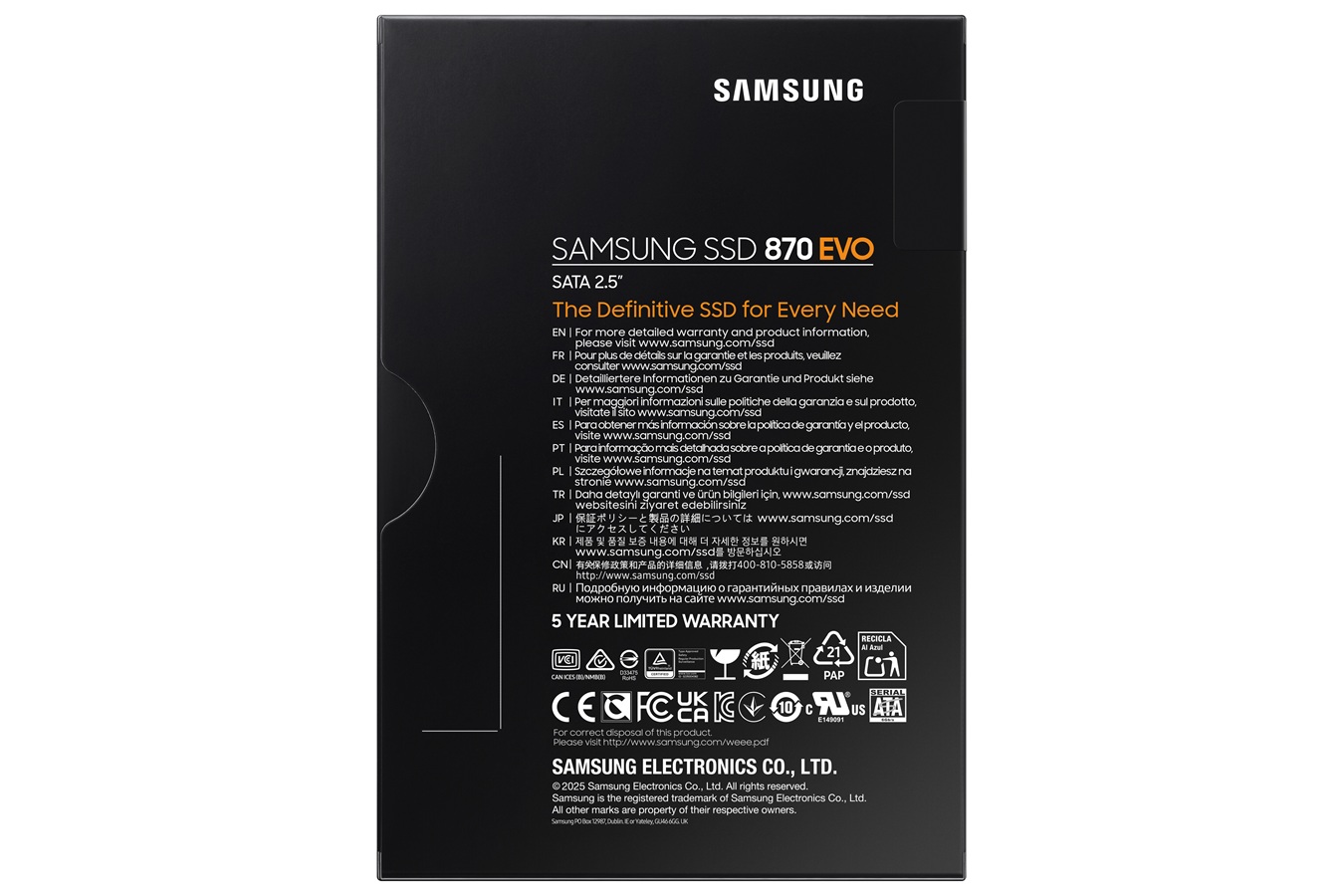 Samsung 870 EVO 8TB (MZ-77E8T0B/EU)