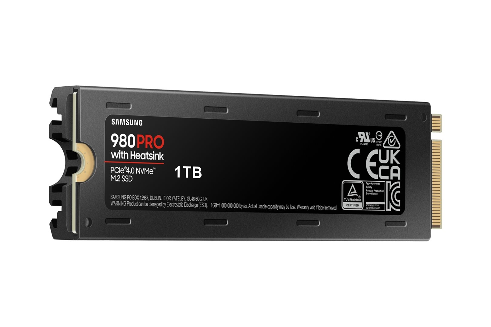 Samsung 980 PRO 1TB NVMe Heatsink MZ-V8P1T0CW