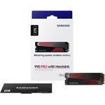 Samsung 990 PRO 4TB NVMe Heatsink