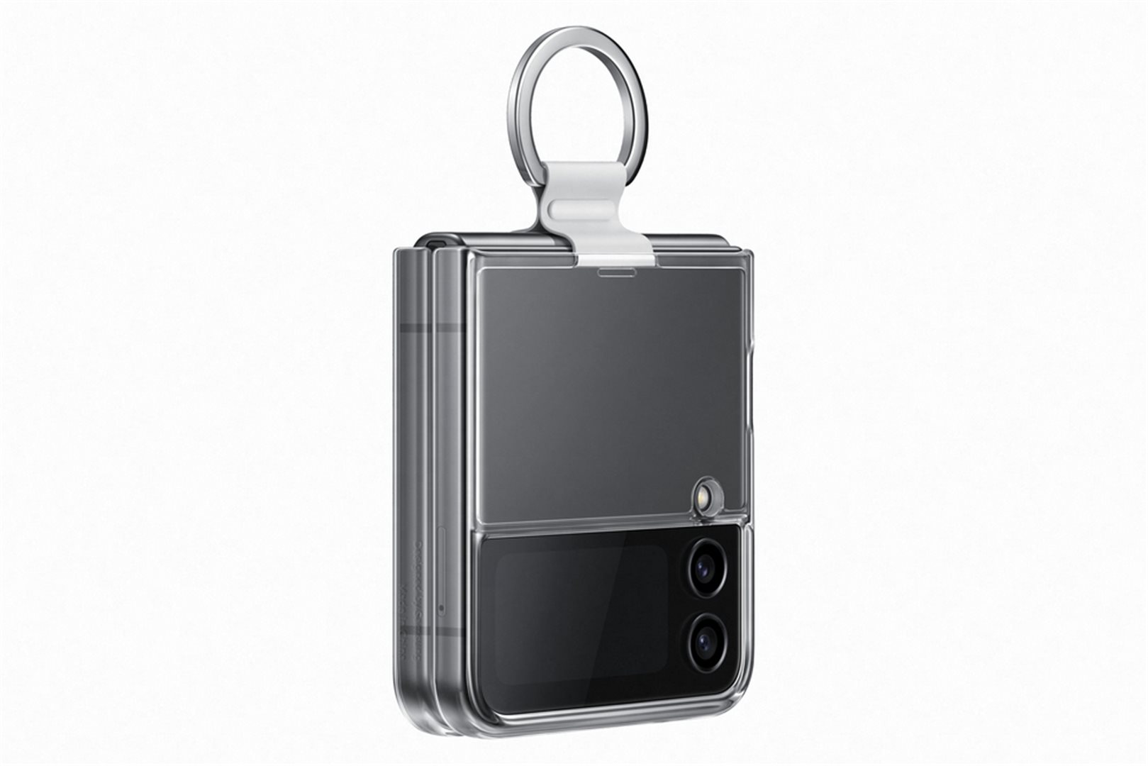 Samsung EF-OF721C transparentní s Ring Flip