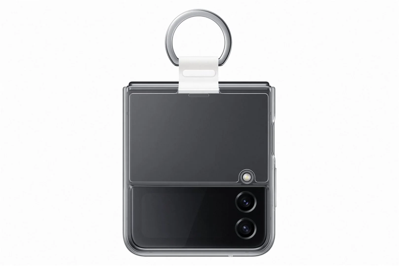 Samsung EF-OF721C transparentný s Ring Flip