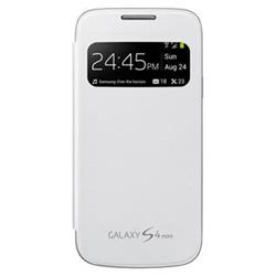 Samsung flipové pouzdro S-view pro Galaxy S4 mini (i9195), bílé