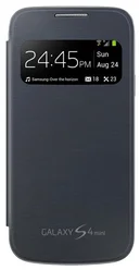 Samsung flipové pouzdro S-view pro Galaxy S4 mini (i9195), černé