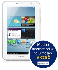 SAMSUNG Galaxy Tab2 P3100, 7", 8 GB, 3G + Wi-Fi, white