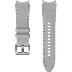Samsung Hybridní kožený řemínek (20 mm,M/L) Silver