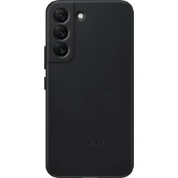 Samsung kožený zadní kryt EF-VS901L pro Galaxy S22 černý
