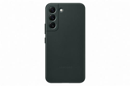 Samsung kožený zadní kryt EF-VS901L pro Galaxy S22 zelený