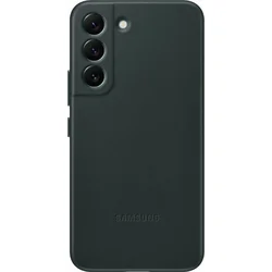 Samsung kožený zadní kryt EF-VS901L pro Galaxy S22 zelený