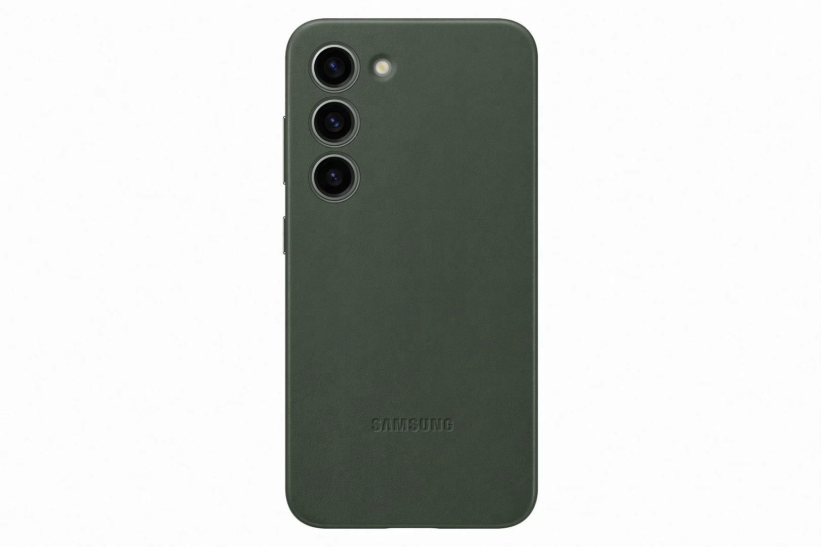 Samsung Kožený zadní kryt pro Samsung Galaxy S23+ Green