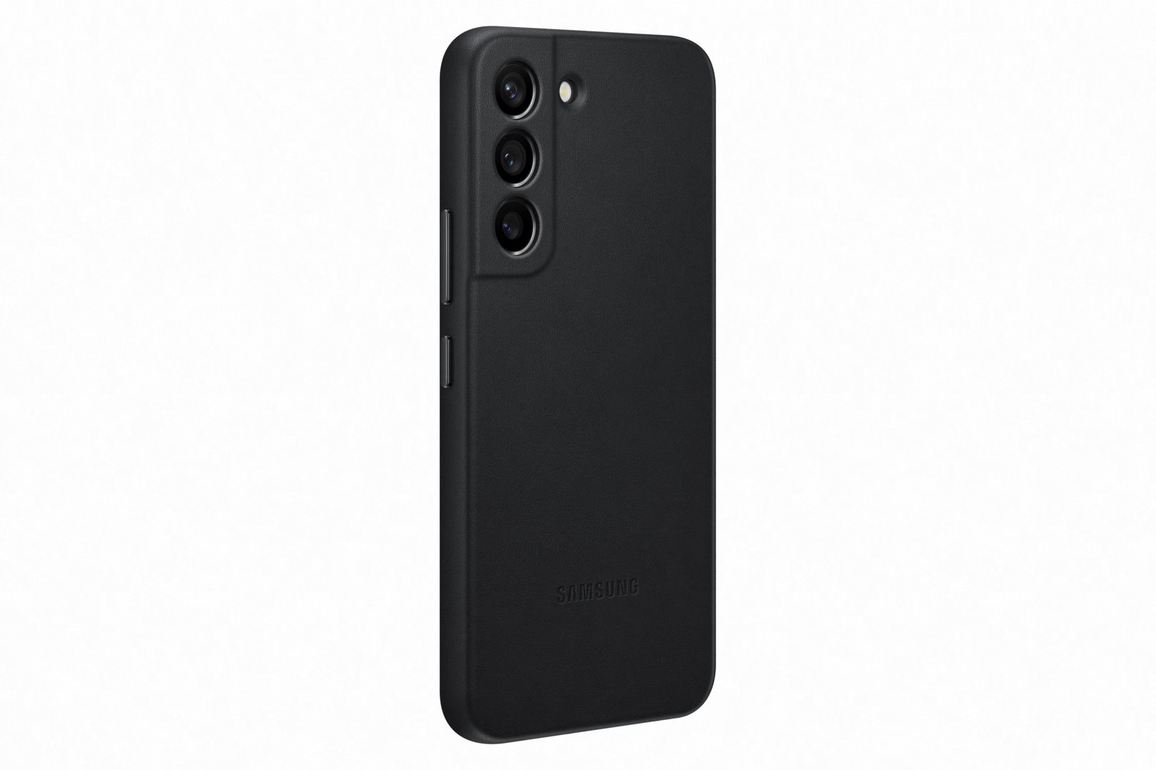 Samsung kožený zadný kryt EF-VS901L pre Galaxy S22 čierny