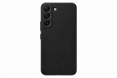 Samsung kožený zadný kryt EF-VS901L pre Galaxy S22 čierny