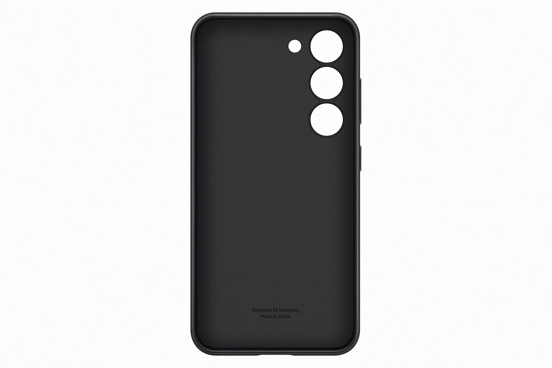 Samsung Kožený zadný kryt pre Samsung Galaxy S23+ Black