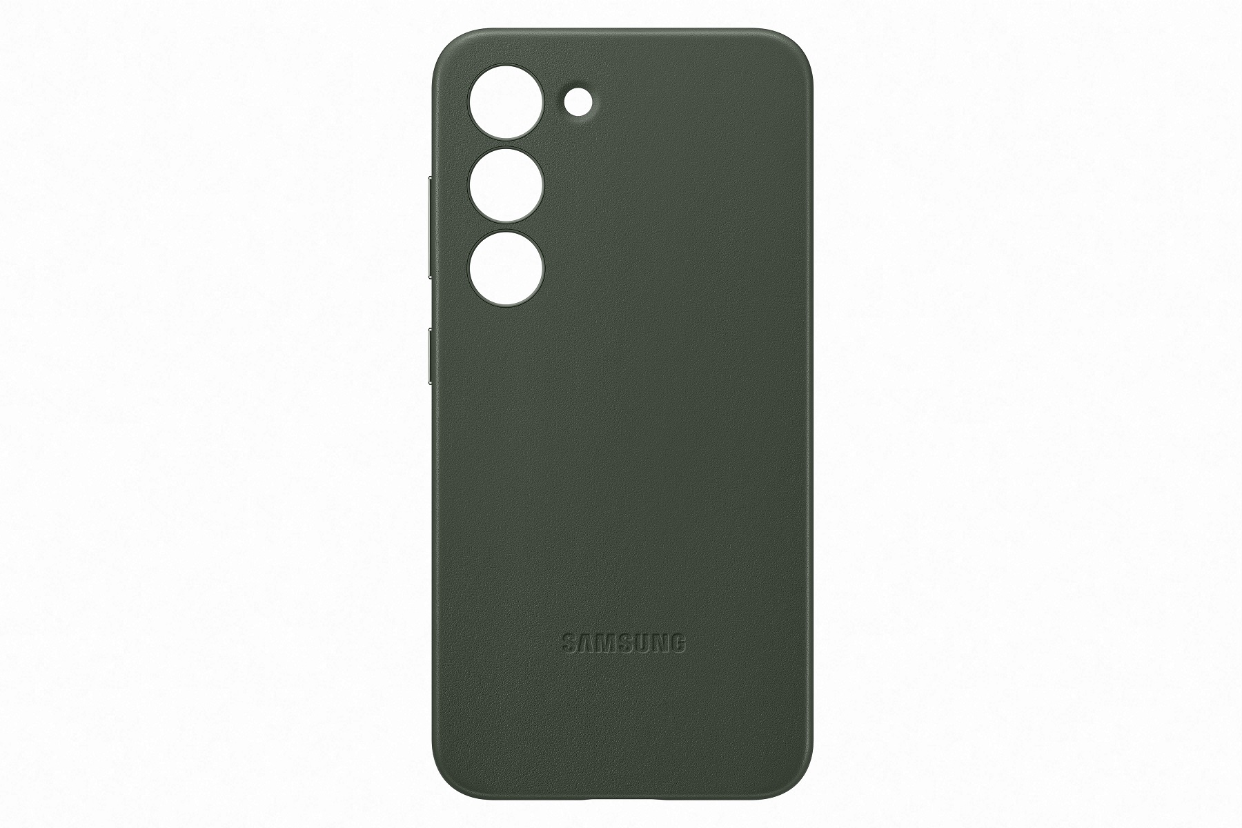 Samsung Kožený zadný kryt pre Samsung Galaxy S23+ Green