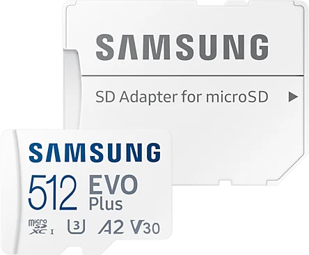 Samsung microSDXC 512GB EVO Plus + SD adaptér MB-MC512KA/EU