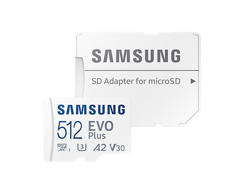 Samsung microSDXC 512GB EVO Plus + SD adaptér