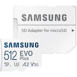 Samsung microSDXC 512GB EVO Plus + SD adaptér