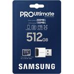 Samsung microSDXC 512GB PRO Ultimate + čítačka USB