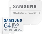 Samsung microSDXC 64GB EVO Plus + SD adaptér