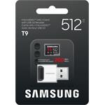 Samsung microSDXC T9 512GB + USB adaptér