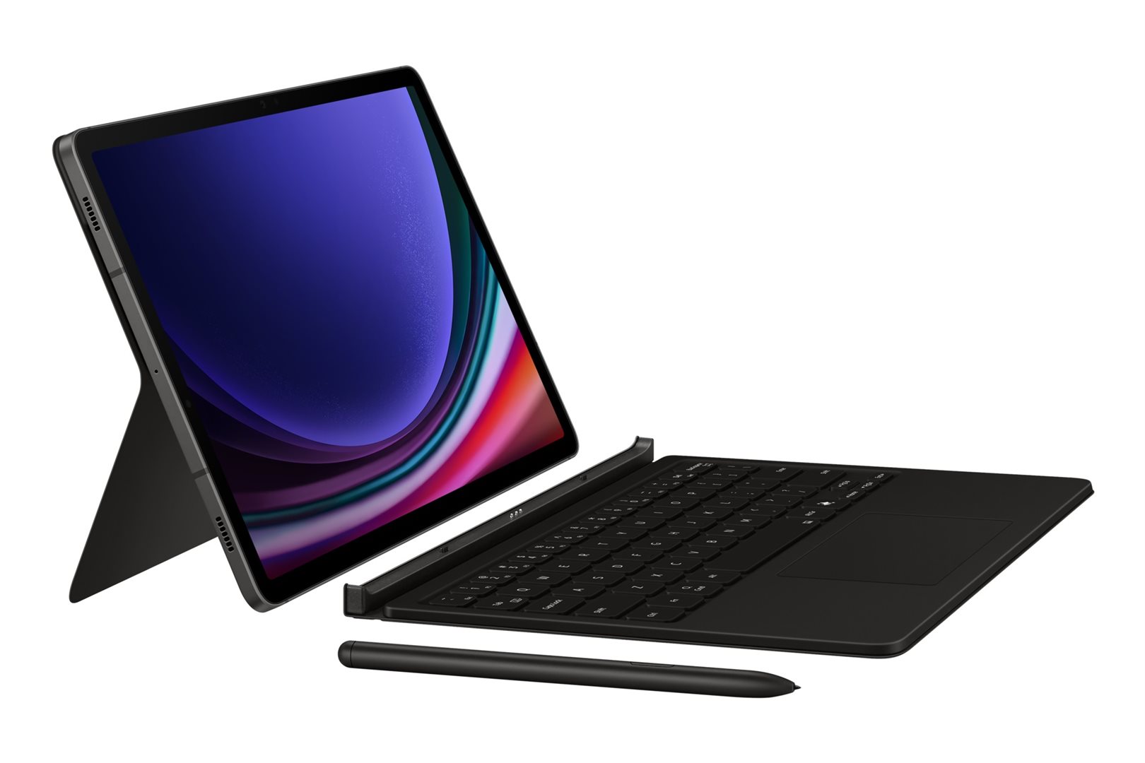 Samsung ochranný kryt s klávesnicí pro Tab S9/S9 FE/S10 FE/S10 Lite černý