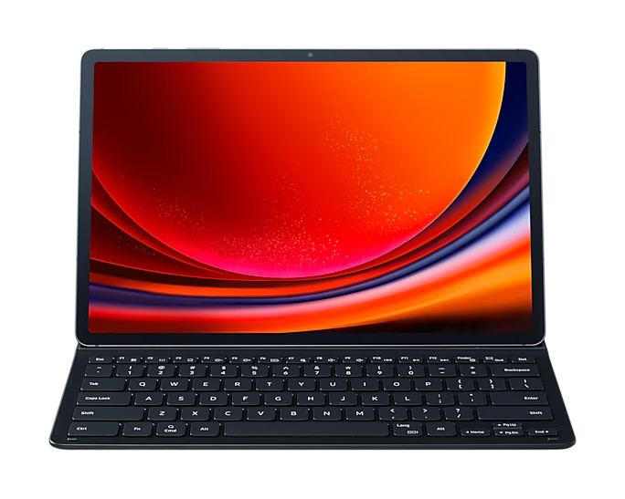 Ochranný kryt Samsung s klávesnicou pre Galaxy Tab S9+/S9 FE+ čierny