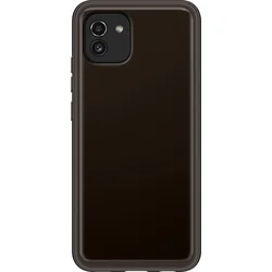 Samsung polopriehľadný zadný kryt EF-QA036T pre Samsung Galaxy A03 čierny