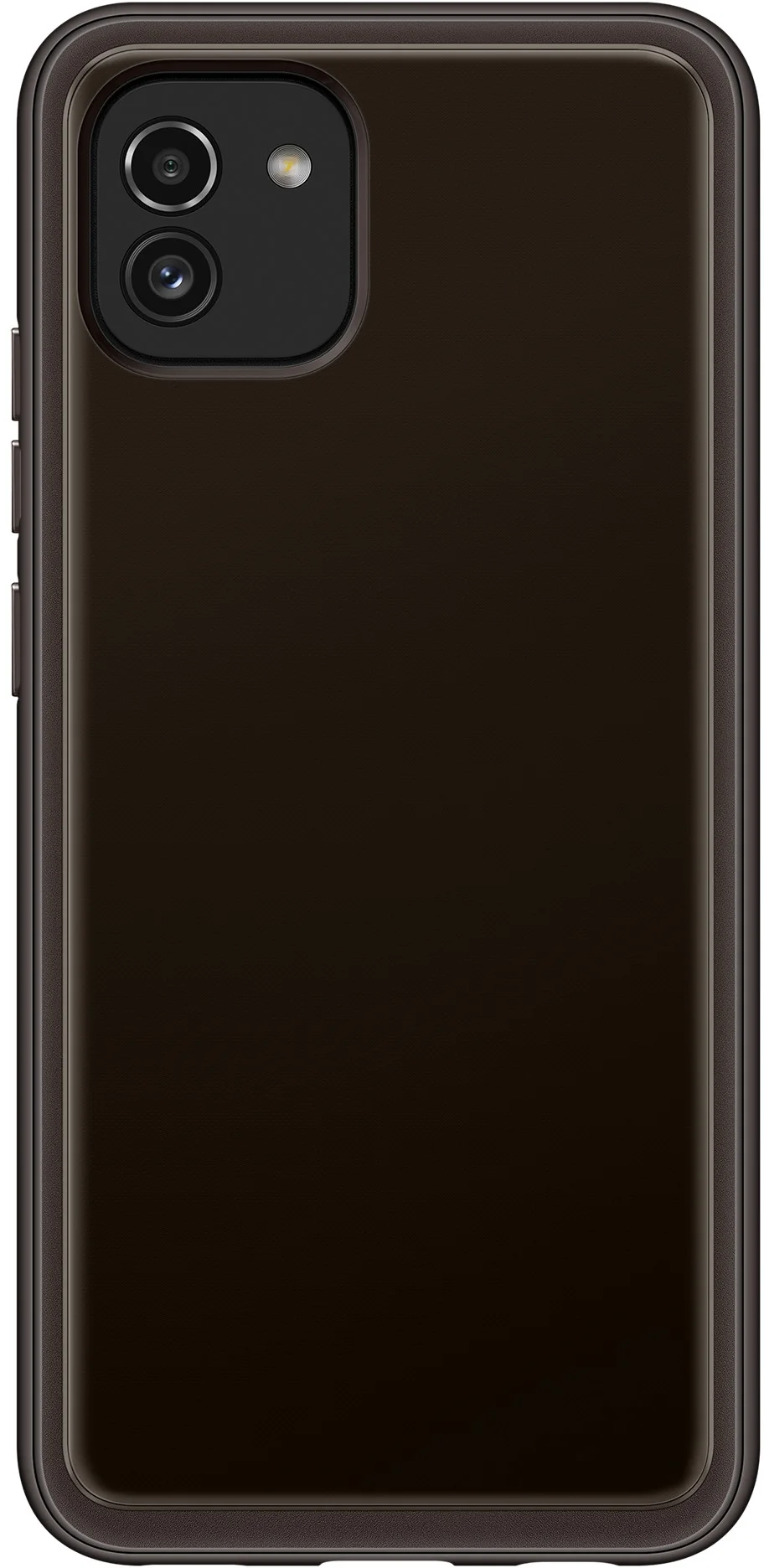 Samsung poloprůhledný zadní EF-QA036T kryt pro Samsung Galaxy A03 černý