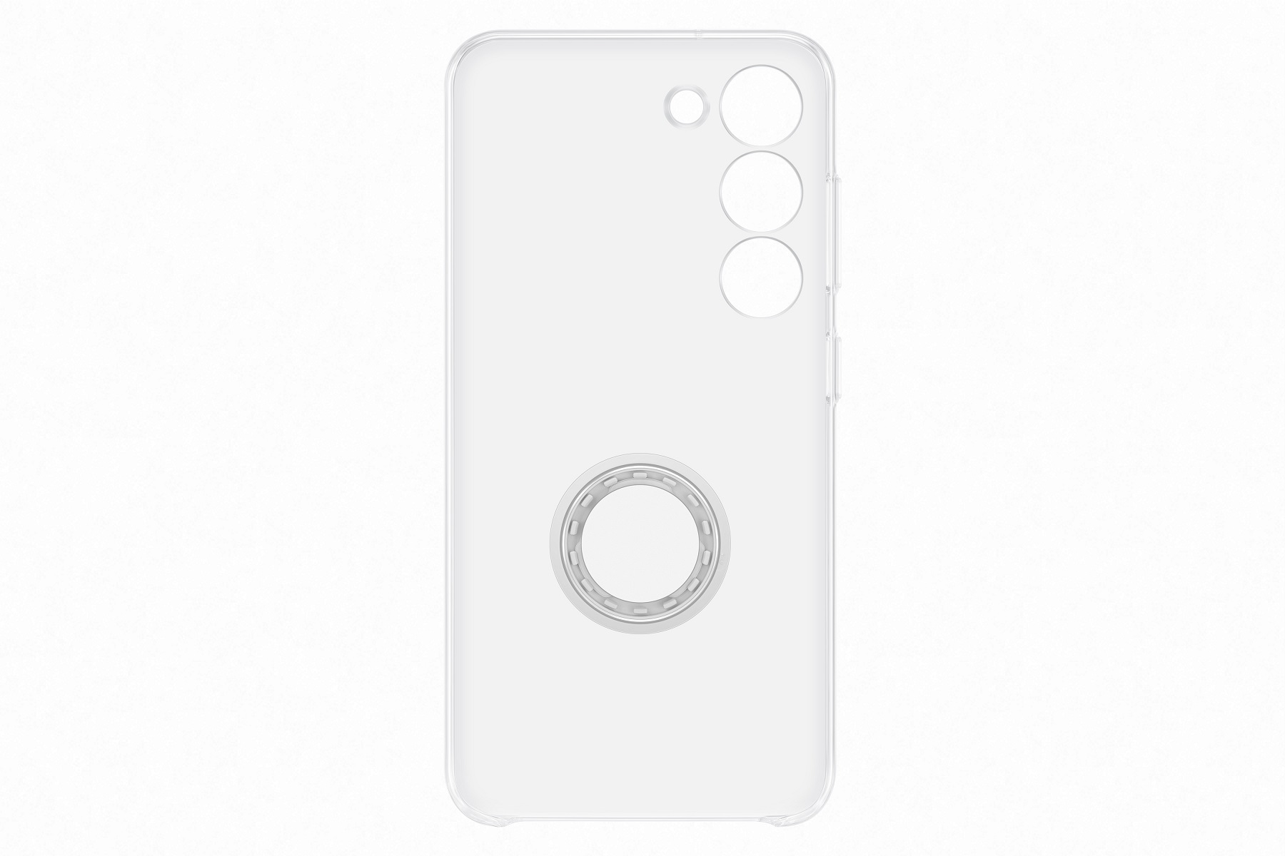 Samsung Priehľadný kryt s odnímateľným držiakom na príslušenstvo pre Samsung Galaxy S23 Transparent