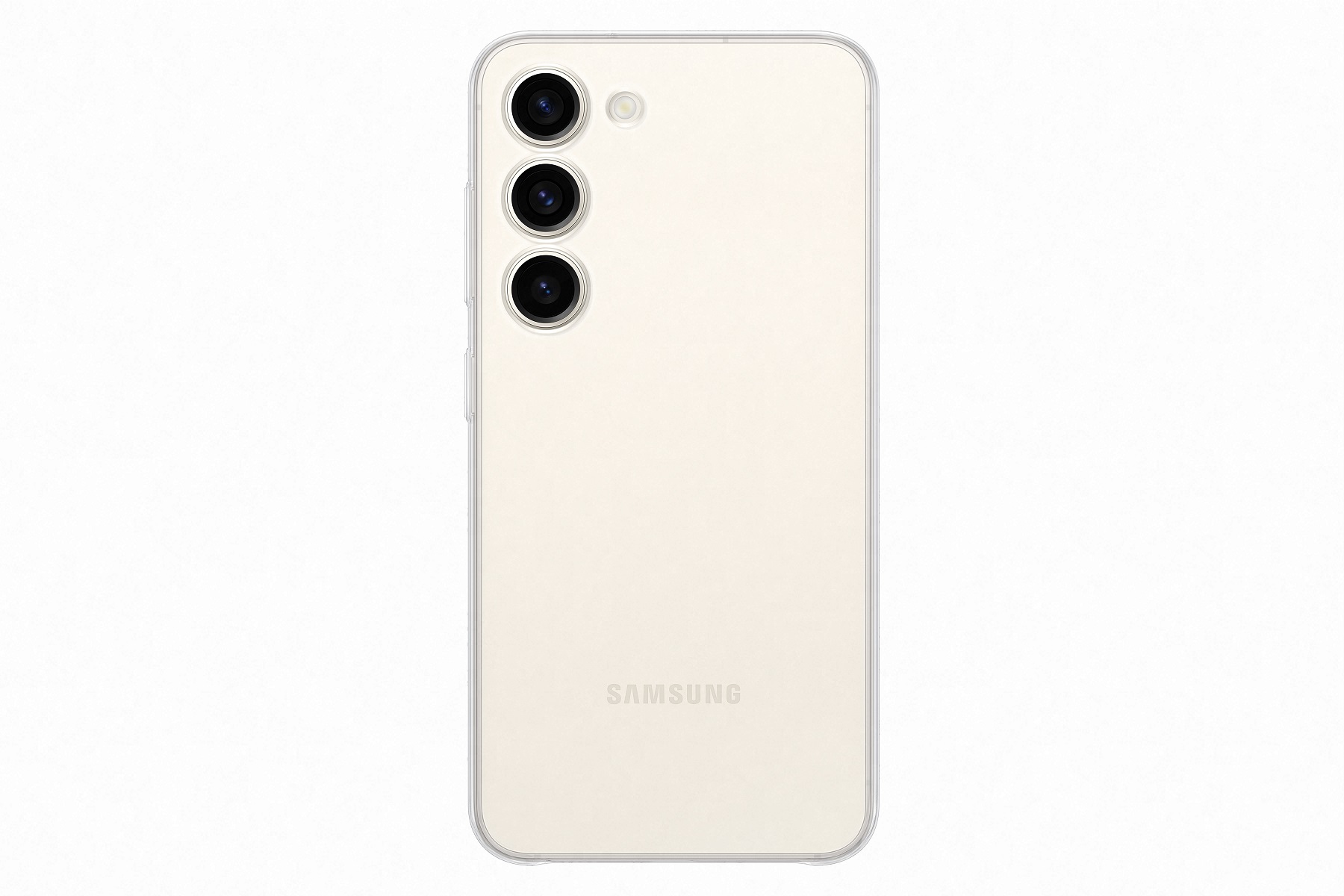 Samsung Priehľadný zadný kryt pre Samsung Galaxy S23+ transparentný
