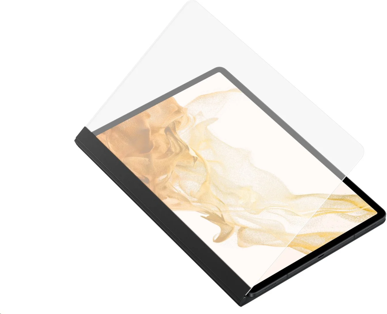 Samsung průhledné pouzdro Note View EF-ZX800P pro Galaxy Tab S7+/S7 FE/S8+ černé