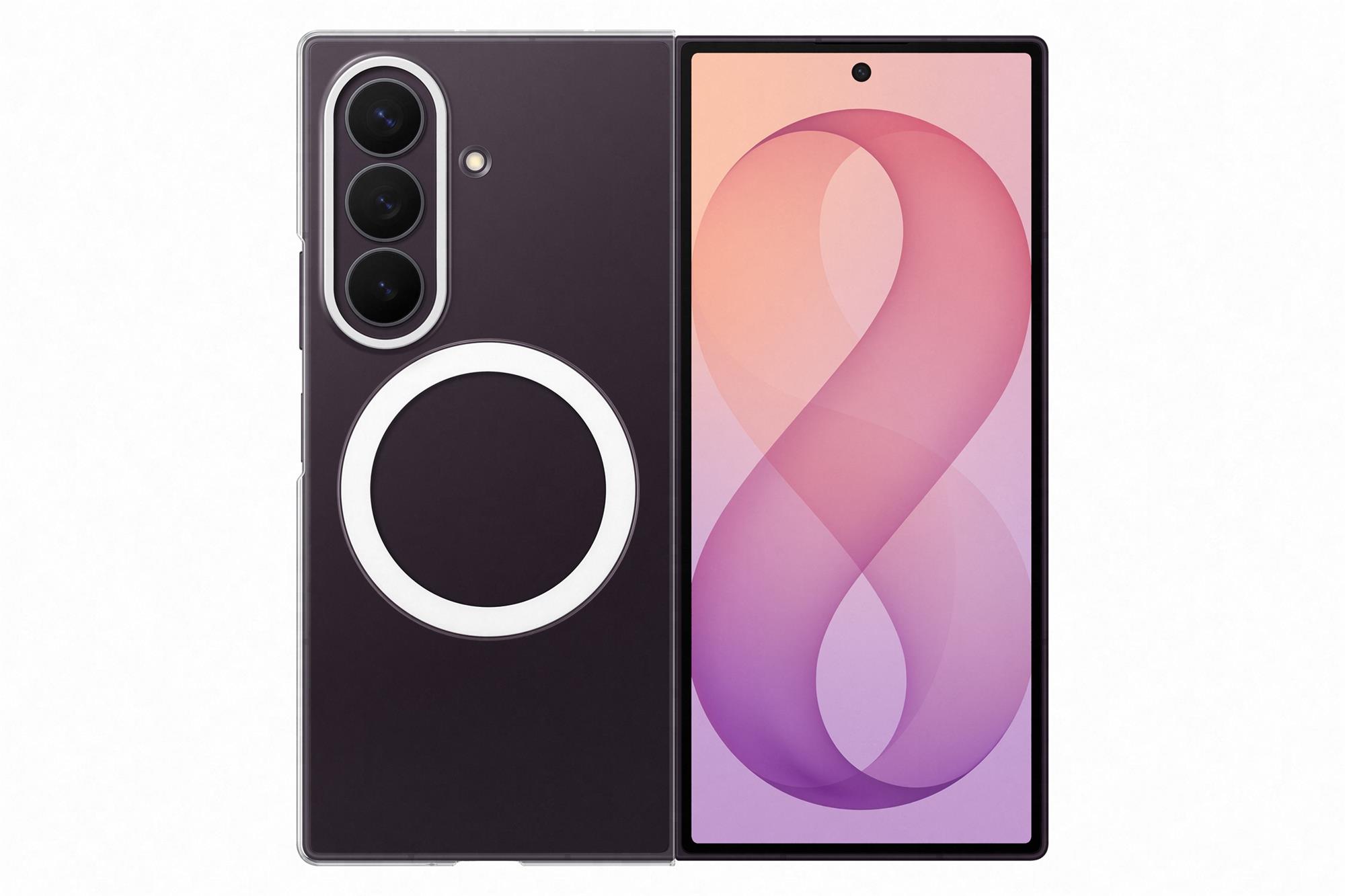 Samsung Průhledný kryt s magnetem pro Galaxy Z Fold8 Ultra transparentní
