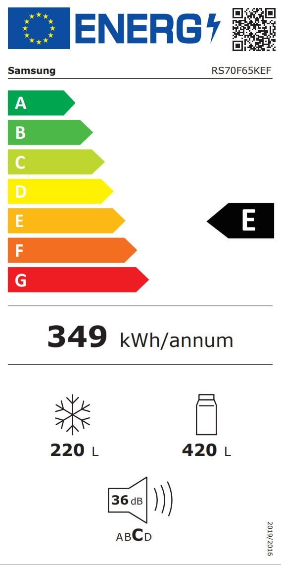 SAMSUNG RS70F65KEFEO