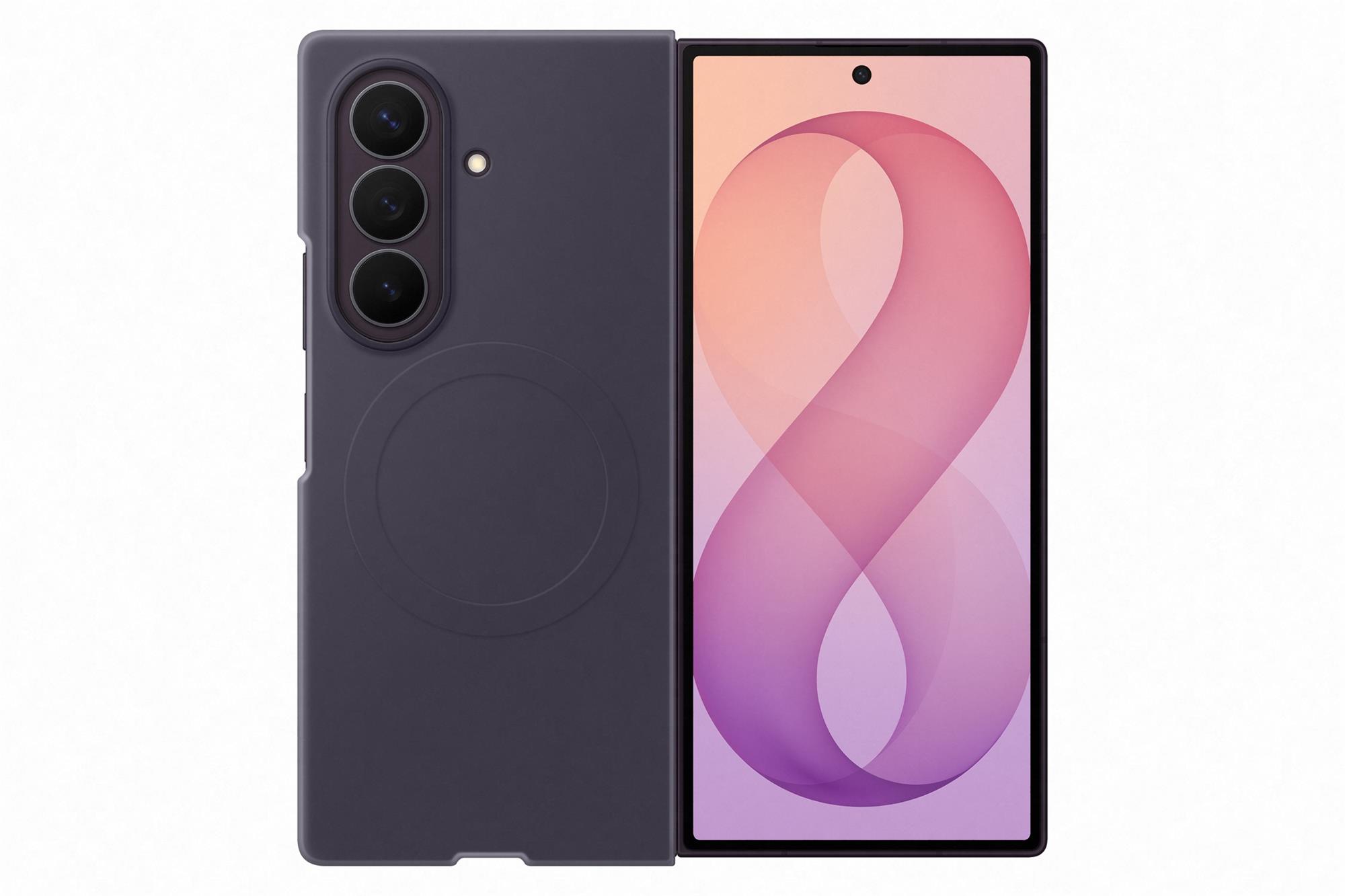 Samsung Silikonový kryt s magnetem pro Galaxy Z Fold8 Ultra fialový