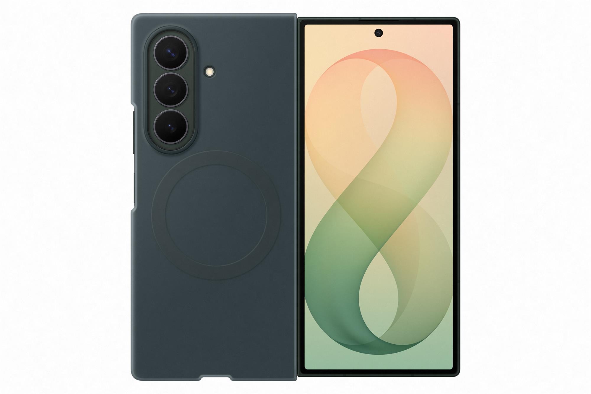 Samsung Silikonový kryt s magnetem pro Galaxy Z Fold8 Ultra zelený