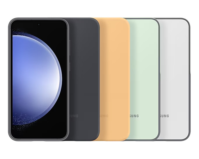Samsung silikonový zadní kryt pro Samsung Galaxy S23 FE meruňkový