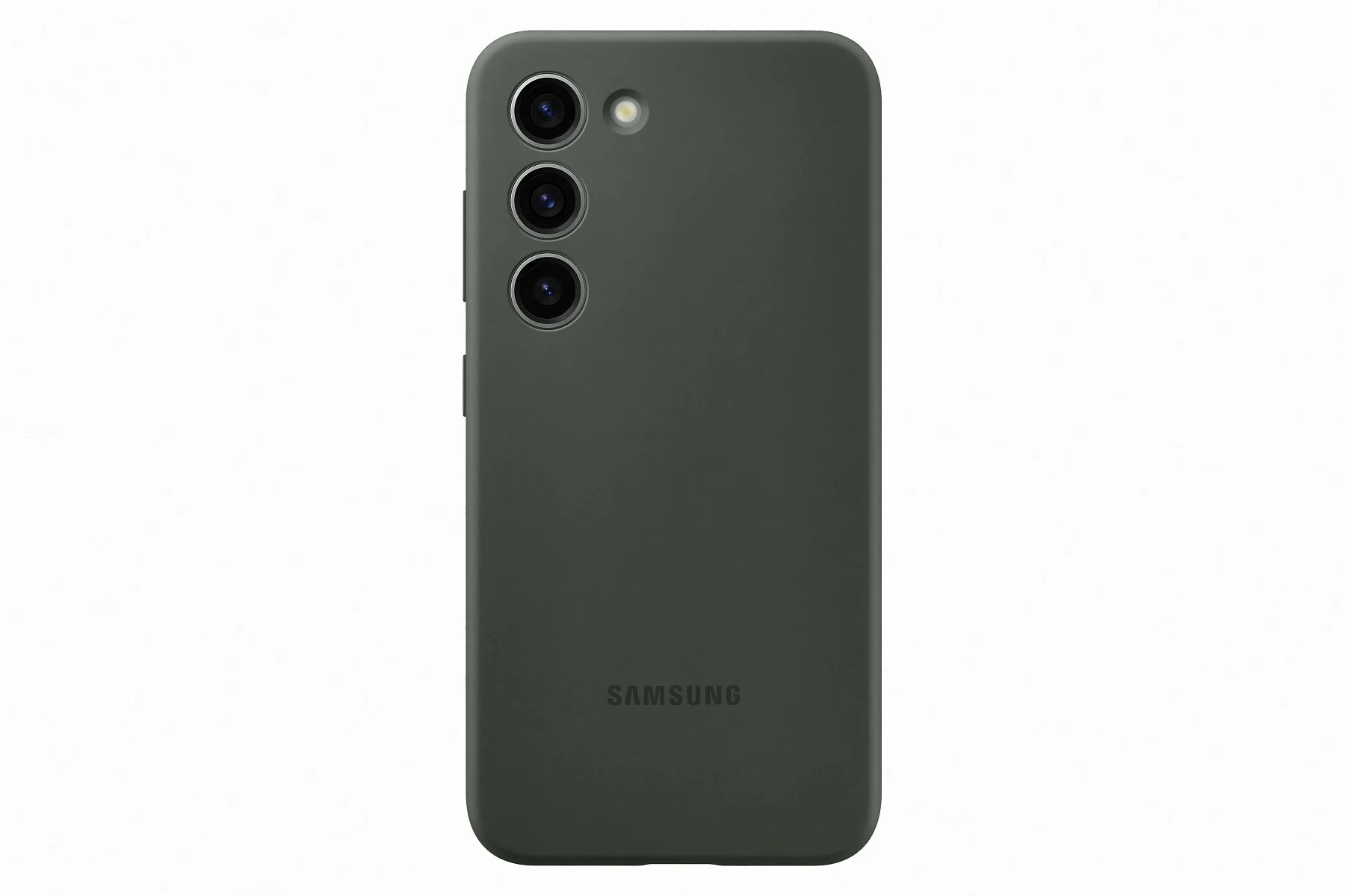 Samsung Silikonový zadní kryt pro Samsung Galaxy S23 Khaki