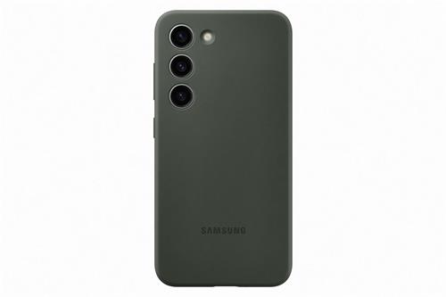 Samsung Silikónový zadný kryt pre Samsung Galaxy S23 Khaki
