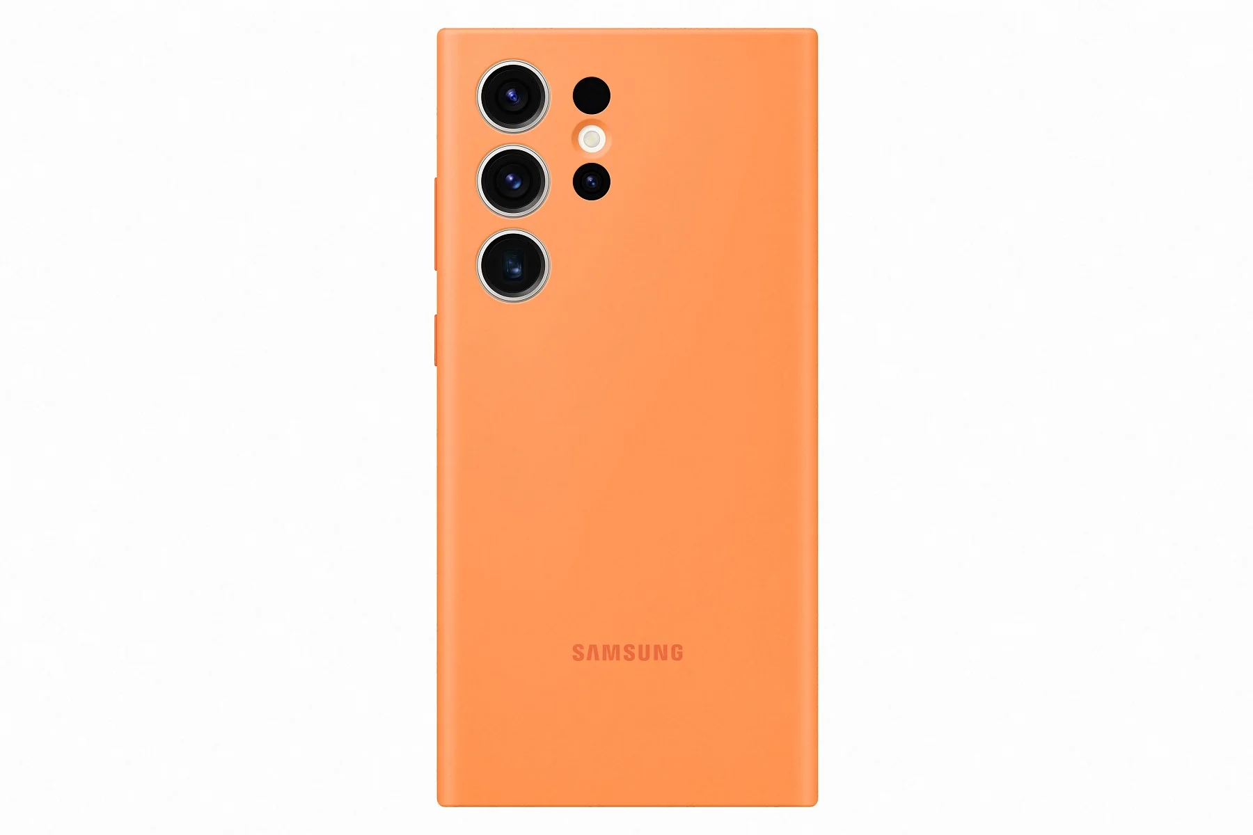 Samsung Silikónový zadný kryt pre Samsung Galaxy S23 Ultra Orange