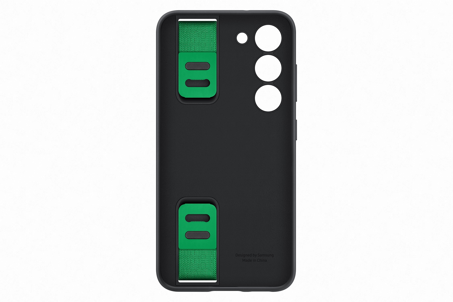 Samsung Silikónový zadný kryt s pútkom pre Samsung Galaxy S23+ Black