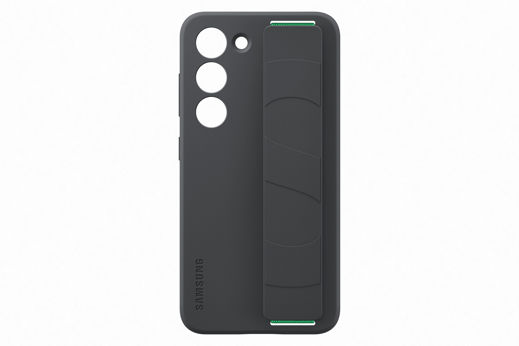 Samsung Silikónový zadný kryt s pútkom pre Samsung Galaxy S23 Black