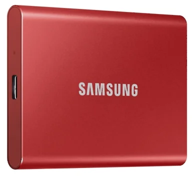 Samsung SSD T7 1TB červený MU-PC1T0R/WW