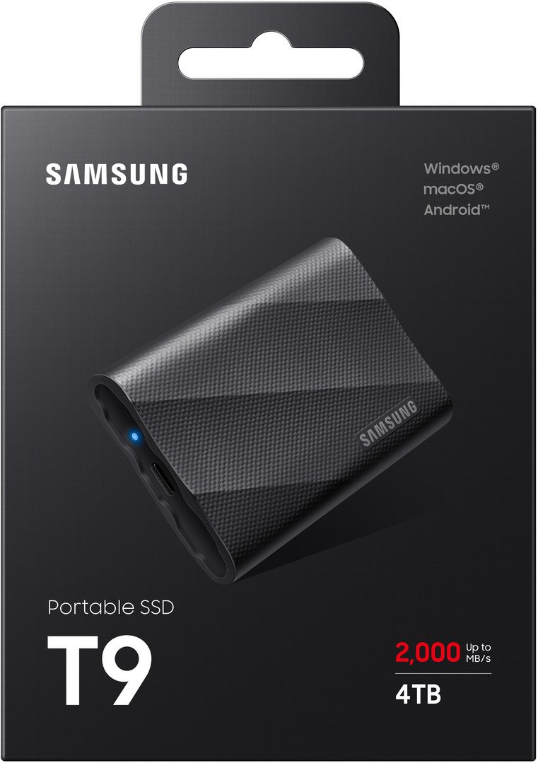 Samsung SSD T9 4TB Black