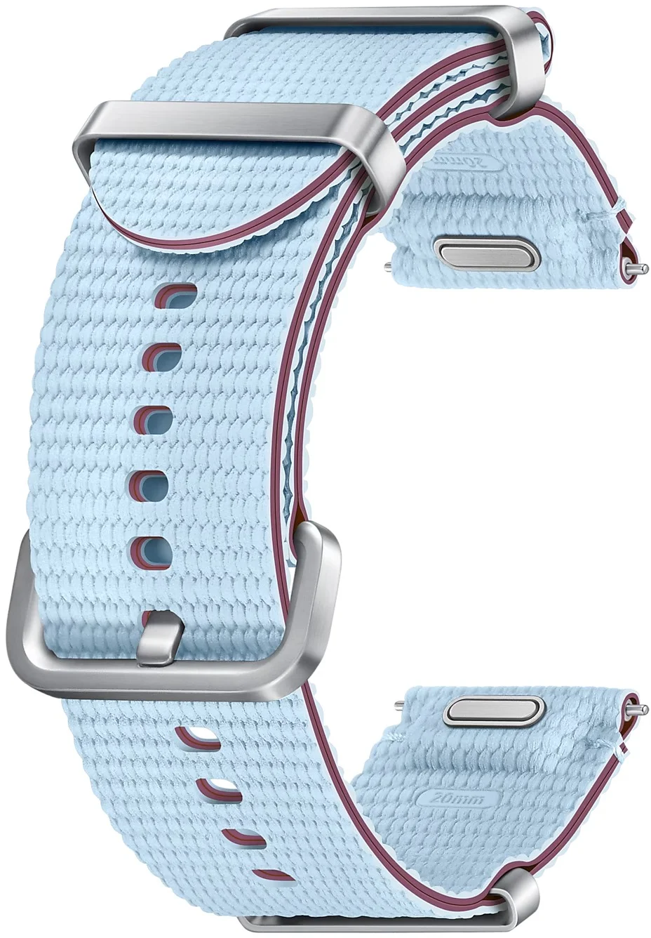 Samsung štýlový športový remienok pre hodinky Watch 7 veľkosti M/L svetlo modrý