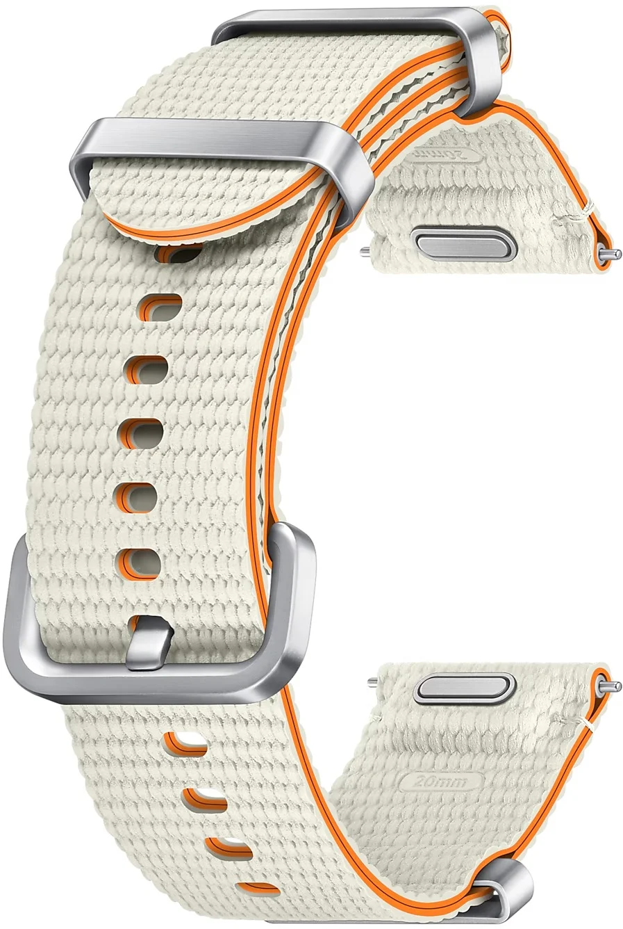 Samsung štýlový športový remienok pre hodinky Watch 7 veľkosti S/M béžový