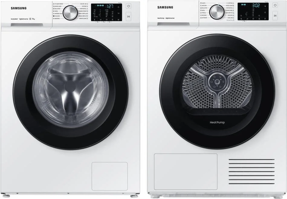 Samsung WW11BBA046AWLE + DV90BBA245AWLE (sada práčky a sušičky)