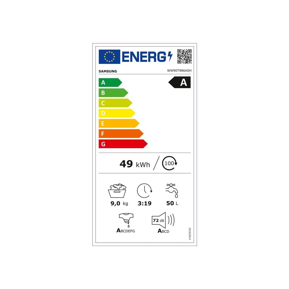 Samsung WW90T986ASH/S7