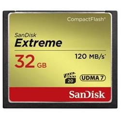 SanDisk Extreme CompactFlash 120MB/s 32GB