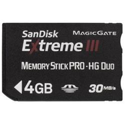 SanDisk MemoryStick PRO-HG Duo Extreme III 8GB, rychlost 30MB/s