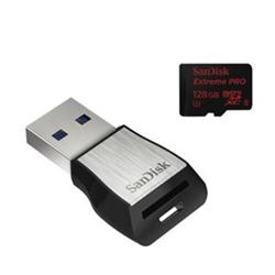 SanDisk microSDXC Extreme Pro 128GB 275MB/s Class10 U3 UHS-II + čtečka (SDSQXPJ-128G-GN6M3) - Paměťové karty