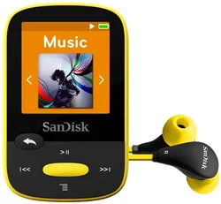SanDisk Sansa Clip Sports 4GB žlutý